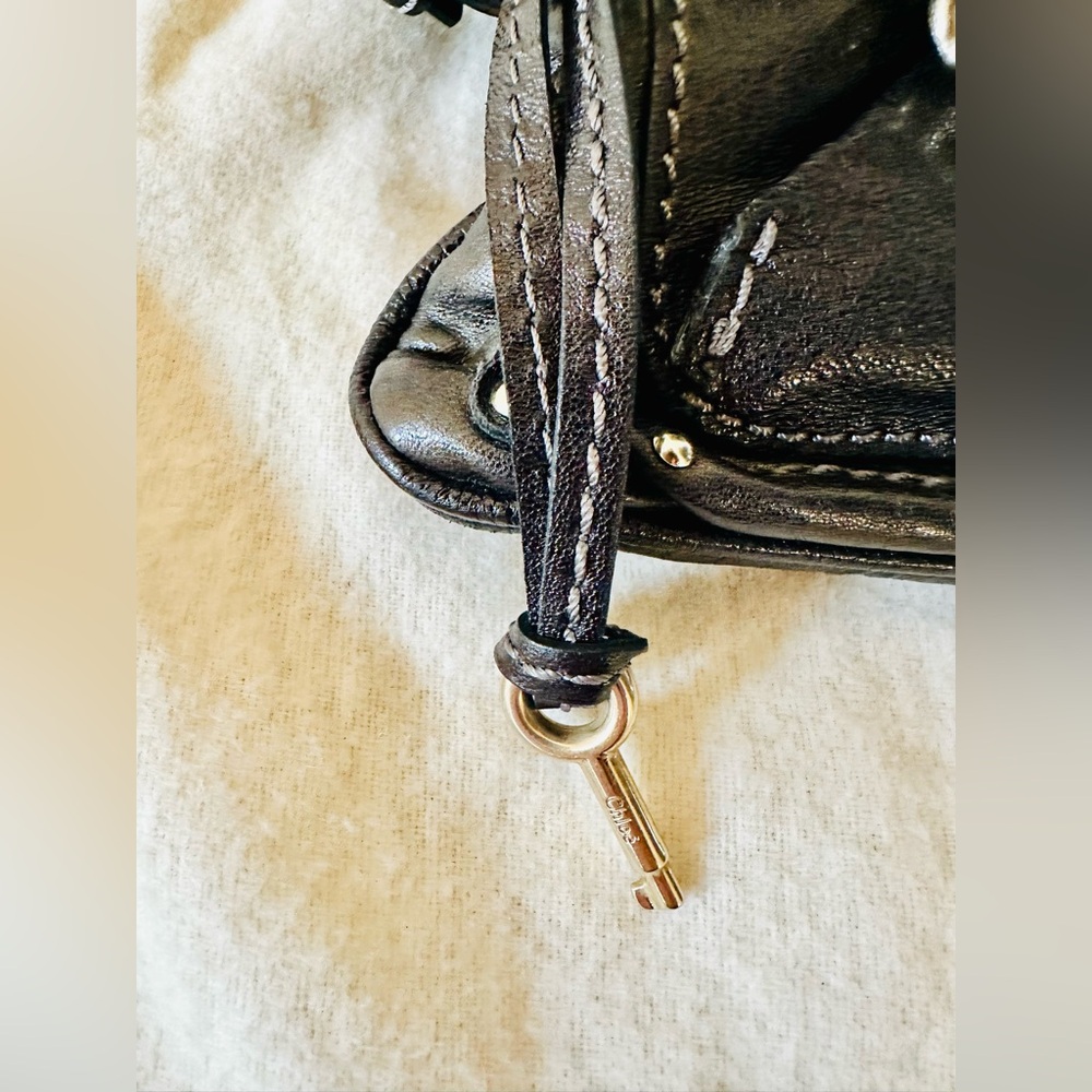 Vintage Chloe navy blue Paddington bag - Picture 14 of 16